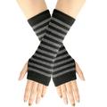 XINSHIDE Gloves Wrist Fingerless Gloves With Thumb Hole Unisex Cashmere Warm Gloves