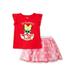 Minnie Mouse Baby and Toddler Girl Short Sleeve Top and Skirt 2 Piece Outfit Set 12 Months-5T