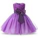 2-9Y Cute Girls Flowers Sequins Dress Birthday Princess Wedding Bridesmaid Pageant Party Prom Formal Ball Gown Dresses