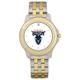 Men's Silver/Gold Howard Bison Two-Tone Team Logo Wristwatch