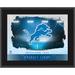 Detroit Lions 10.5" x 13" Horizontal Team Logo Sublimated Plaque