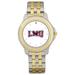 Men's Silver/Gold Loyola Marymount Lions Two-Tone Team Logo Wristwatch