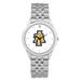 Men's Silver North Carolina A&T Aggies Team Logo Rolled Link Bracelet Wristwatch