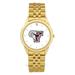 Men's Gold Fordham Rams Team Logo Rolled Link Bracelet Wristwatch