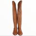 Anthropologie Shoes | Anthropologie Candela Tan Braided Pull On Over The Knee Boots - Sz 8 | Color: Tan | Size: 8