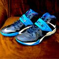 Nike Shoes | Nike - Lebron James Women's Athletic Shoes - Navy Blue/Royal Blue, Us Size 9.5 | Color: Blue/White | Size: 9.5