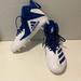 Adidas Shoes | Adidas Men's Freak X Carbon Mid Cleats White/Blue Football Shoes Gift Men Size 9 | Color: Blue/White | Size: 9