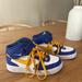 Nike Shoes | Nike Air Force 1 High Top Sneakers In Blue/Yellow/White Size 6 | Color: Blue/Yellow | Size: 6