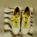 Michael Kors Shoes | Mk Sneakers | Color: White/Yellow | Size: 9