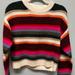 American Eagle Outfitters Sweaters | American Eagle Women’s Multi- Colored Striped Sweater Size Xs | Color: Pink/Red | Size: Xs