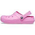 Crocs Boy's Unisex Kids Classic Lined Clog K, Taffy Pink, 1 UK Child