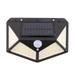 Solar Lights Outdoor ã€�270Âº Four-Angle Lighting-2 Packã€‘100 LED Solar Security Light with Motion Sensor Solar Waterproof Wall Light Solar Powered Light with 3 Modes for Garden Outside ï¼ˆ1pcsï¼Œblackï¼‰