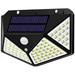 AlexTong Outdoor Solar Flood Light 100 LED 3 Motion Sensor Working Modes 270Â° Lighting Angle Upgraded Solar Powered Wall Light Security Lights