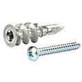 CRL 5000902S-XCP100 CRL ITW Buildex E-Z Ancor E-Z Zinc With Screws - pack of 100