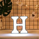 Creative LED Letter Lights Night Light Plastic English Letters Light Lamp