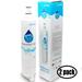 2-Pack Replacement for Brita WPRF-100 Refrigerator Water Filter - Compatible with Brita WPRF-100 Fridge Water Filter Cartridge