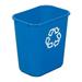 Rubbermaid Blue Office Recycling Bin 7 Gallon