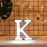 Creative LED Letter Lights Night Light Plastic English Letters Light Lamp