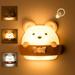 Baby Night Light Bedroom Night Light Portable Child Night Light Portable USB Charging Night Lamp Yellow Light For Reading Sleeping and Relaxing Baby Night Light For Bedroom