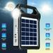 MDHAND Portable Solar Power Station Solar Generator Charger with Flashlights for Outdoor Camping Home Emergency Power Supply Fishing