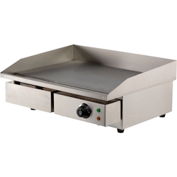 Chefgastro Elektrogrillplatten BxTxH 550x470x230mm