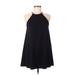 Forever 21 Casual Dress - A-Line Crew Neck Sleeveless: Black Print Dresses - Women's Size Small