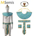 Costumes d'Halloween du pharaon des Prairies pour hommes et femmes roi égyptien reine d'Aleopatra