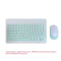 Clavier et souris Bluetooth sans fil pour iPad rond russe espagnol hébreu tablette iOS