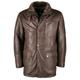 Lederjacke JCC "JCC-09-703" Gr. 56, braun (dark brown) Herren Jacken Übergangsjacken