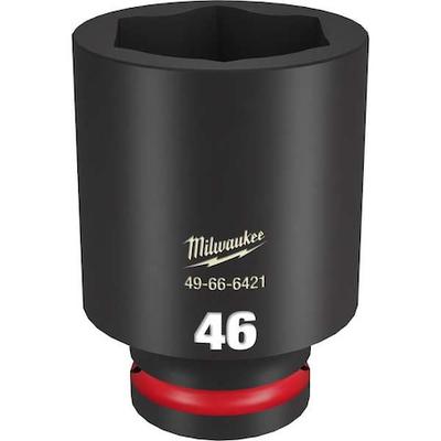 MILWAUKEE TOOL 49-66-6421 46mm SHOCKWAVE Impact Duty 3/4 in. Drive Deep Well 6