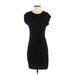 Gap Casual Dress - Sheath: Black Solid Dresses - Women's Size X-Small Petite