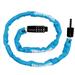 Safety Outdoor Sports MTB Anti-theft Chain Lock Riding Equipment Bike 4 Digit Lock Bicycle Password Lock BLUE