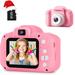 Upgrade Kids Selfie Camera Christmas Birthday Gifts for Age 3-8 Kids Digital Cameras with HD Video Portable Kids Camera Toddler Toy for 3 4 5 6 7 8 Year Old Boy with 32GB SD Card (Pink)