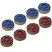 GSE Games & Sports Expert 2-5/16 Premium Shuffleboard Pucks Table Accessories for 6 /18 /20 /22 Shuffleboard Tables - Set of 8 (Bronze)