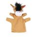 1PC 20CM Plush Hand Puppets Toys Adorable Animal Five-finger Glove Toys Story Prop (Horse)