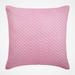 Pillow Covers Decorative Pillow Covers 20x20 inch (50x50 cm) Pink Silk Throw Pillow Covers Handmade Pillow Covers Solid Color Pillow Covers Modern Style Pillow - Pink Beehive