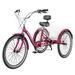 MOPHOTO Adult Tricycles 3 Wheel 7 Speed Trikes 26 inch with Big Basket for Shopping Picnics Exercise Men s Women s Senior s Trike