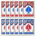 Brybelly Holdings USP-2113PD 12 Rider Back Decks Red & Blue Reg Index Bicycle Cards