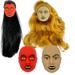 Figures Toy Company Set of 4 Devil Heads for 8 Inch Type S Female Retro Action Figures