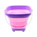 Unisex Kinder Oldable Buckets Shovels Sand Bucket Water Bucket Sandbox Square Summer Party Foldable Pail Bucket Silicone Collapsible Bucket Kids Beach Toys Travel Fitness Ball