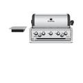 Broil King 5 - Burner Built-In 55000 BTU Gas Grill w/ Side Burner Stainless Steel in Gray | 24.8 H x 37.5 W x 26.3 D in | Wayfair 958084