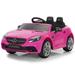 Senbabe 12V Mercedes Benz Licensed Kids Ride On Car Motorized Vehicle-Pink