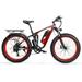 Cyrusher 4.0 Fat Tire Electric Bike 750W Adults E Bike 48V 13Ah Removable Battery 6061 Alum Smart Bike Bicycle Red