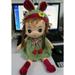 Surakey Fairy Tale Princess Ragdoll Toy Lovely Cartoon Girl Doll Plush Toys Children Girls Gifts Green 45CM