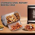 Nyidpsz Rotisserie Basket Stainless Steel Roaster Basket Oven Round Rotisserie BBQ Grill Heat Resistant Roasting Roaster Accessories