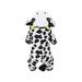 Etereauty Pet Costume Dog Halloween Suit Dog Milk Cow Costume Dog Jumpsuit Pet Puppy Supplies - Size S