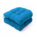 Mduoduo U-shaped Cushion Sofa Cushion Rattan Chair Light Blue Cushion Terrace Cushion for Outdoor Indoor 2 Pcs