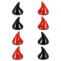 8pcs Funny Helmet Evil Horns Accessories Evil Horns Car Decors Helmet Decors