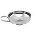 yubnlvae stainless steel canning funnel wide mouth wide mouth jar funnel with handle for wide mouth and regular mouth wide mouth jars food grade metal jam funnel kitchen supplies