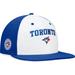 Men's Fanatics Branded White/Royal Toronto Blue Jays Iconic Color Blocked Fitted Hat
